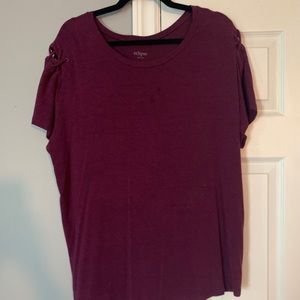 Burgundy T-shirt